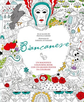 biancaneve colouring book