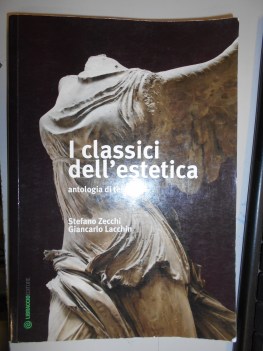 classici dell\'estetica antologia di testi