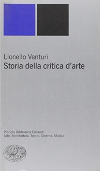 storia della critica d\' arte