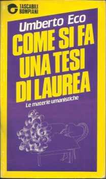 come si fa una tesi di laurea