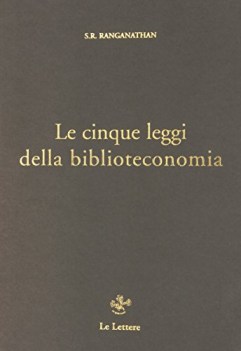 cinque leggi della biblioteconomia