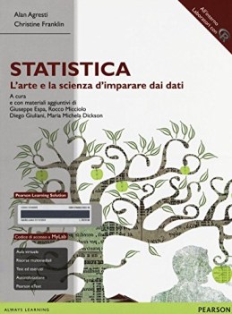 statistica l\'arte e la scienza d\'imparare dai dati ediz mylab con esp.