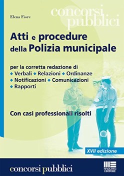 atti e procedure della polizia municipale