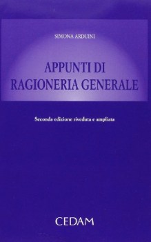 appunti di ragioneria generale