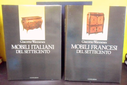 mobili italiani mobili francesi del settecento. 2 vol.