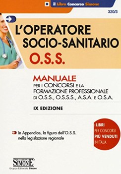 operatore sociosanitario oss manuale per concorsi