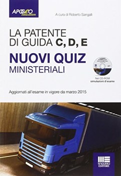 patente di guida c d e nuovi quiz ministeriali con cdrom