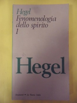 fenomenologia dello spirito 1