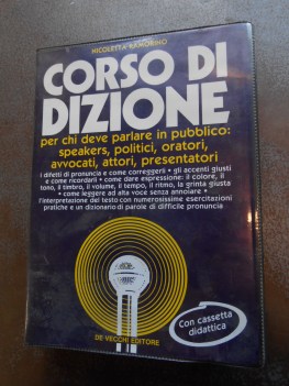 corso di dizione per chi deve parlare in pubblico con audiocassetta