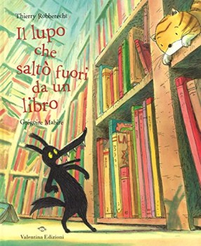 lupo che salto fuori da un libro