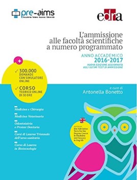 ammissione alle facolta scientifiche 2016