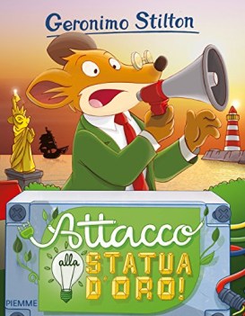 attacco statua d oro