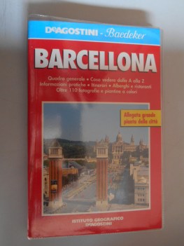 barcellona guida con carta stradale baedeker