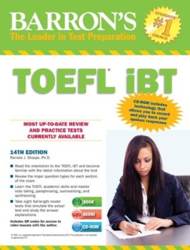 barrons toefl ibt + cd