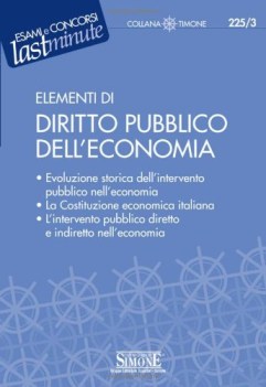 elementi di diritto pubblico dell\'economia