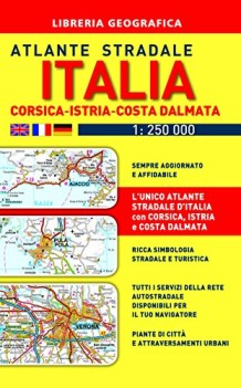 atlante stradale italia con corsicaistriadalmazia 1250000