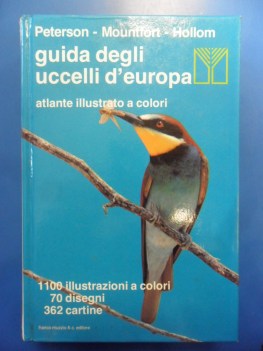 guida degli uccelli d\'europa Atlante illustrato a colori.