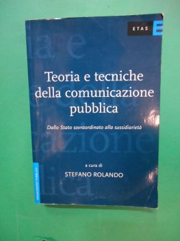 teoria e tecniche della comunicazione pubblica