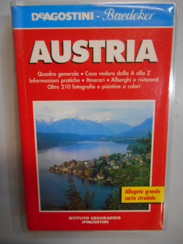 austria guida con carta stradale baedeker