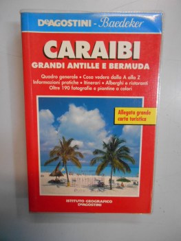 caraibi grandi antille e bermuda guida con carta stradale baedeker