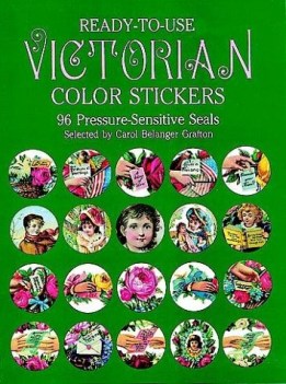 victorian color stickers 96 pressure-sensitive seals