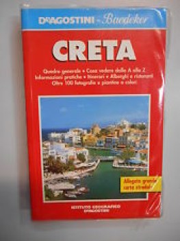 creta guida con carta stradale baedeker 2 copie