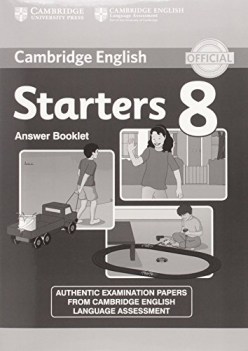 cambridge english starters 8 answer booklet