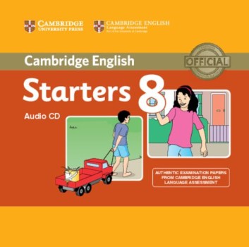 cambridge english starters 8 audio-cd