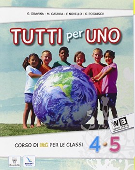 tutti per uno 4-5 - libro misto