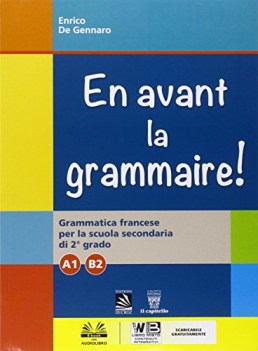 en avant la grammaire + ebook A1 B2 grammatica francese