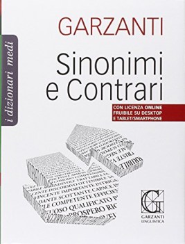 dizionario sinonimi e contrari medio + licenza on line