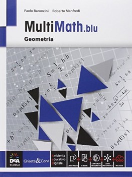 multimath blu geometria + ebook