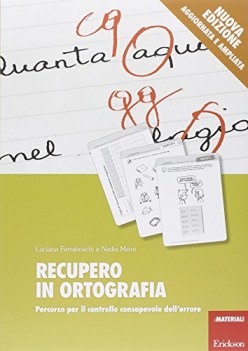 recupero in ortografia percorso per il controllo consapevole dell\'errore