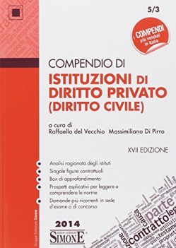 compendio di istituzioni di diritto privato (diritto civile)