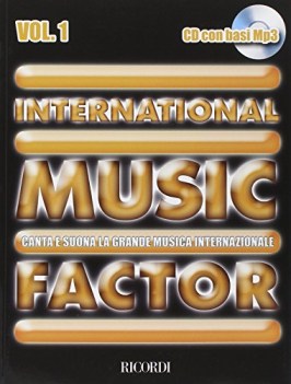 international music factor (vol. 1) canta e suona la grande musica internazional