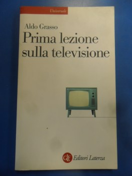 prima lezione sulla televisione