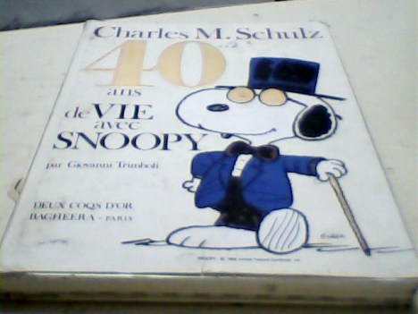 40 ans de vie avec snoopy