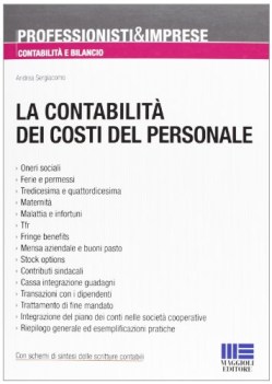 contabilit dei costi del personale