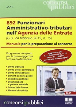 manuale 892 funzionario amministrativo-tributario. preparazione concorso