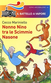 nonno nino tra le scimmie nasone