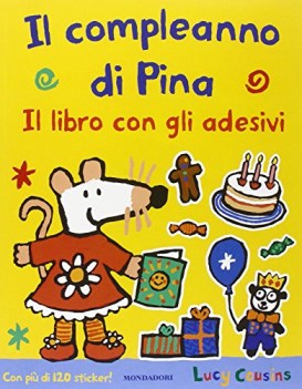 compleanno di pina con adesivi