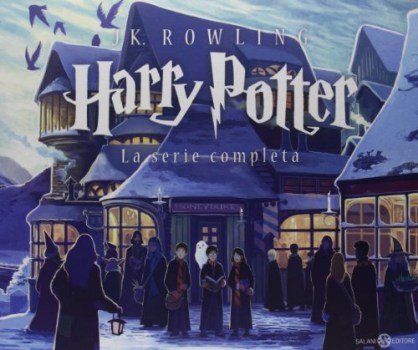 harry potter serie completa 7 libri CASTELLO DI HOGWARTS