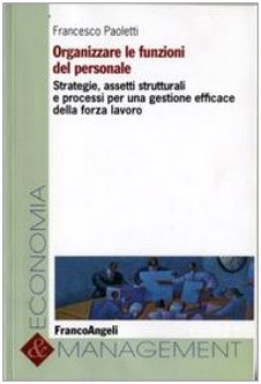 organizzare le funzioni del personale