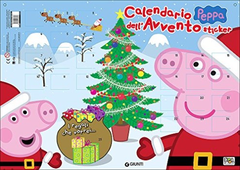 peppa calendario dell\'avvento sticker