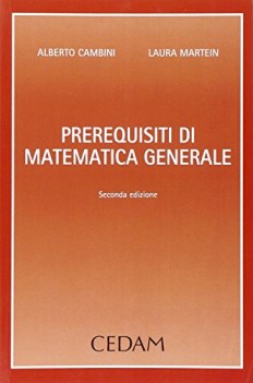 prerequisiti di matematica generale 2ed.