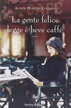 gente felice legge e beve caff