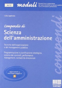 compendio di scienza dell\'amministrazione