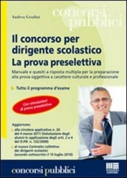 concorso per dirigente scolastico la prova preselettiva