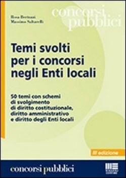 temi svolti per i concorsi negli enti locali