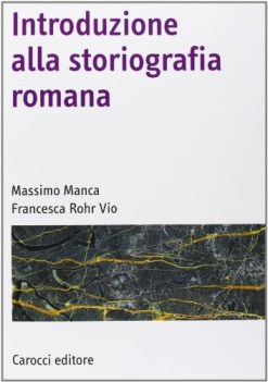 introduzione alla storiografia romana